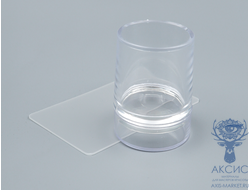 Штамп для стемпинга односторонний со скрапером (d=3,8), прозрачный