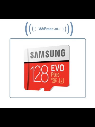 Карта памяти microSDXC UHS-I U3 SAMSUNG EVO PLUS 128 ГБ, 100 МБс, Class 10, MB-MC128HARU, + переходник SD