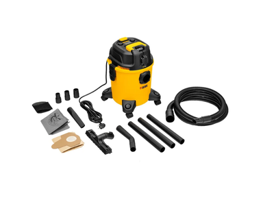 Пылесос строительный Denzel RVC20, 1400 Вт, бак 20