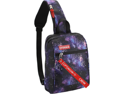Рюкзак с одной лямкой - сумка на грудь Optimum XXL RL, космос