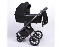 Коляска 2в1 Peppy Monaco 2025 Black GP, рама графит