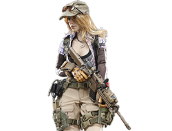 Боевая подруга Zona - Коллекционная фигурка 1/6 COMBAT GIRL series Gemini Zona  (DCG001) - DAMToys ЧЁРНАЯПЯТНИЦА