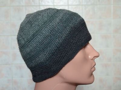 вязаная мужская шапка зима 2016 - 2017 купить