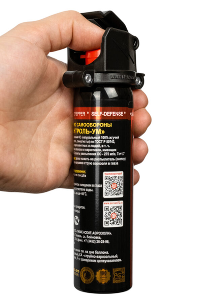 Перцовый газовый баллончик Контроль-УМ 110 мл для самообороны