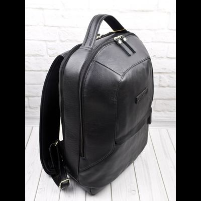 Кожаный рюкзак Roverano black (арт. 3110-01)