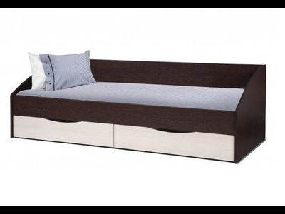 Кровать Фея 3 (симм) Белый (Олмеко)