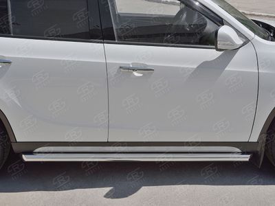 Пороги труба d57 (вариант 1) Brilliance V5 2014-2017