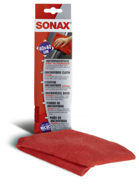 Салфетка для ухода за наружными поверхностями авто &quot;Микрофибра&quot; SONAX Microfibre cloth exterior&quot; 40х40 см
