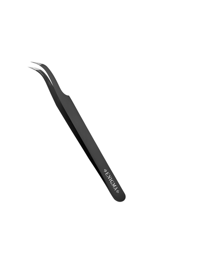 Пинцет ENIGMA - «ИЗОГНУТЫЙ 90°» ручной заточки extra-sharp