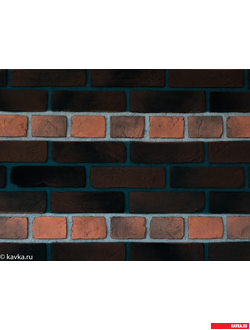 Тычок кирпич Бельгийский. Красный. Для фасадов и интерьеров. Кавка