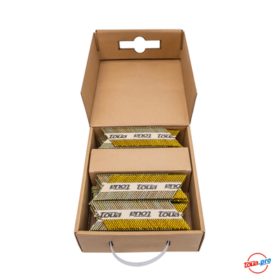 Реечные гвозди по дереву винтовые гальванизированные Toua D34 75 мм