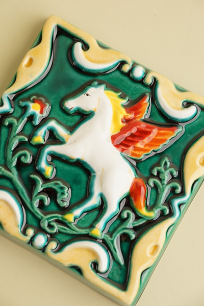 Пегас цветной (керамическая плитка)