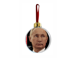 Шар елочный с Путиным №6