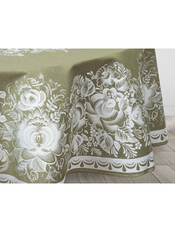 СКАТЕРТЬ ЖАККАРДОВАЯ "ЦВЕТЫ" Д-178СМ ВИД 6