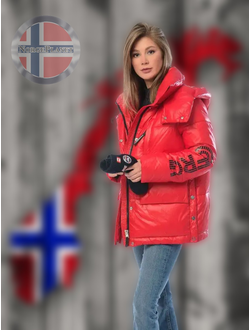 Норвежская куртка Fergo Norge (красная)