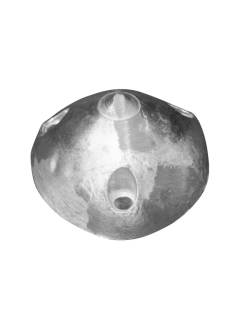 Цинковый анод Tecnoseal Max Prop 00481 Ø72x44мм с 3 отверстиями для гребных винтов