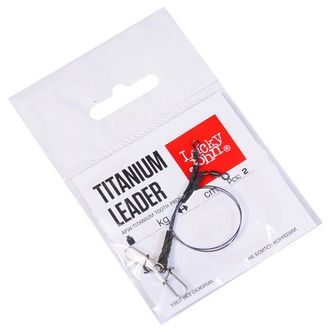 Поводки титановые &quot;LJ AFW TITANIUM&quot;, 25см, 9кг (2шт)