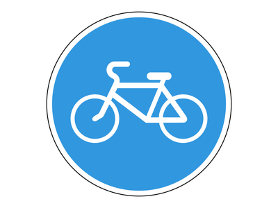 Знак дорожный 4.4.1 Велосипедная дорожка или полоса