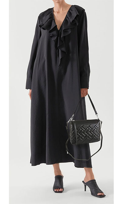 (АРТИКУЛ: 8493/1) СУМКА ЖЕНСКАЯ, КЛАТЧ, НЕБОЛЬШАЯ, НАТУРАЛЬНАЯ КОЖА, ЧЕРНАЯ, ДЛИННЫЙ РЕМЕНЬ ЧЕРЕЗ ПЛЕЧО