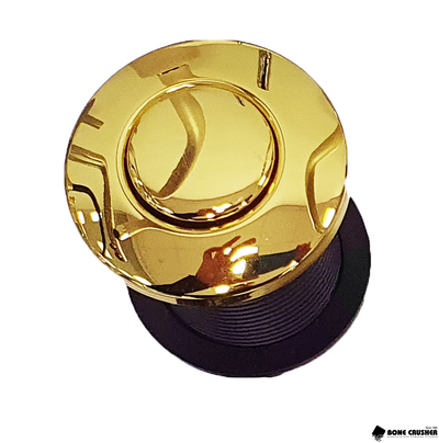 Кнопка для измельчителя  в цвете "яркое золото"