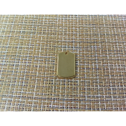 Подвеска кулон 17x27x2,0 мм золотистый