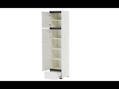 Пенал Гретта Д2С1Я дуб крафт белый (Памир)