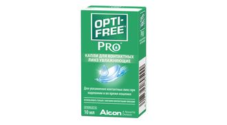 ALCON OPTI-FREE  PRO УВЛАЖНЯЮЩИЕ КАПЛИ ДЛЯ КОНТАКТНЫХ ЛИНЗ (10 мл)