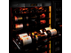 Винный шкаф Eurocave V-Revel-S Сплошная дверь Black Piano, Стандартная комплектация, поддоны - чёрный глянец