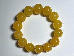 Браслет шары из натурального янтаря