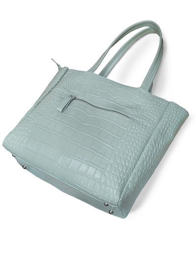 (АРТИКУЛ: 9936/0/6) СУМКА ЖЕНСКАЯ БОЛЬШАЯ, НАТУРАЛЬНАЯ КОЖА, БЕЛАЯ, СПЕРЕДИ ДВА НАКЛАДНЫХ КАРМАНА, РУЧКИ ЧЕРЕЗ ПЛЕЧО