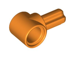 Technic, Axle and Pin Connector Hub with 1 Axle, Orange (22961 / 6391881)