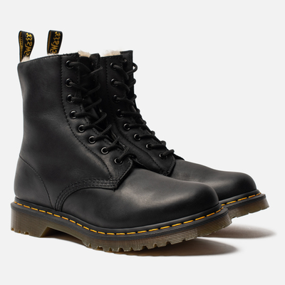 Dr Martens ботинки Serena Burnished черные зимние