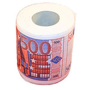 Туалетная бумага 500 Евро