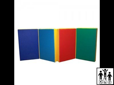 Мат гимнастический складной 4-х секционный