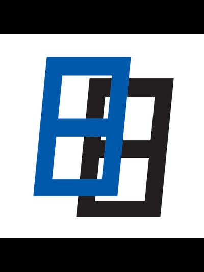 Цифра "8" на парус швертбота Оптимист Optiparts EX1419BL 235мм синяя, 2 штуки