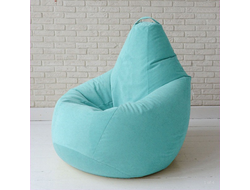 Кресло-груша из мебельной ткани Банни Мята