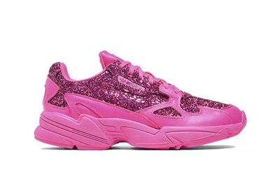 Pink top falcon shoes