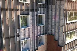 Монтаж вентилируемого фасада  ВПГ