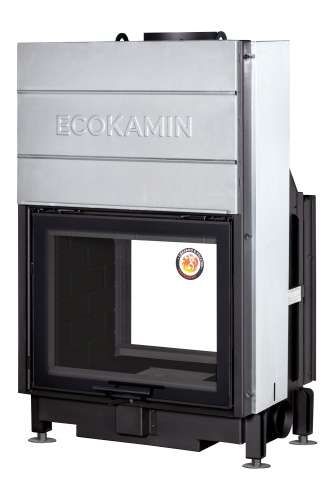 Каминная топка Вега 800 TB туннельная черный шамот, Экокамин (Россия)