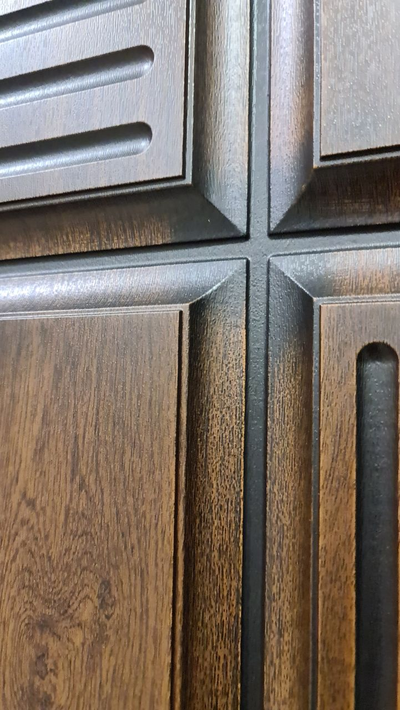 VENMAR (ВЕНМАР). ЦЕЗАРЬ 100 мм. СТАЛЬ 1,8 мм. ТРЕХКОНТУРНАЯ.  VINORIT ГРЕЦКИЙ ОРЕХ/ VINORIT БЕЛЫЙ МАТОВЫЙ