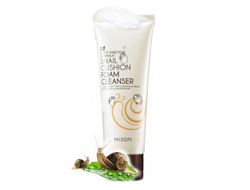 Пенка для умывания с экстрактом улитки Snail Cushion Foam Cleanser MIZON 120мл