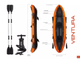 Надувная двухместная байдарка Hydro-Force Kayaks Ventura 330*94 см, арт. 65052