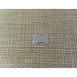 Подвеска кулон кость мини 32x21 мм розовый