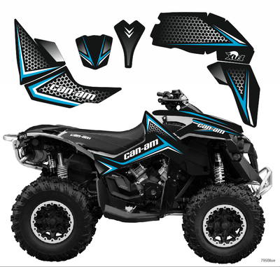Наклейки на квадроцикл Can-am BPR Renegade