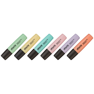 Маркер выделитель текста Attache Selection Pastel, 1-5мм, 6 цветов
