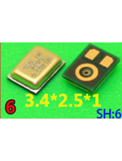 Микрофон № 6 iPhone 4, Samsung S8000 (SH-006)