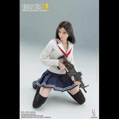 Боевая японская школьница - Коллекционная ФИГУРКА 1/12 Palm Treasure Series - Campus Gun Girl (C.G.G.) (VCF-3001) - VERYCOOL