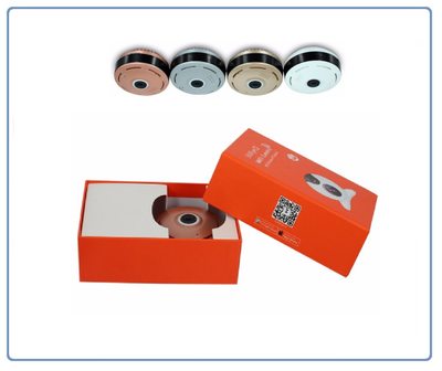 Потолочная WiFi видеокамера панорамная с DVR (fish_ufo_R), 960P HD (360EyeS)