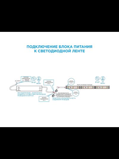 Блок питания (драйвер) 12v 8,3А 100W /Apeyron™/