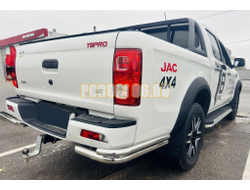 Защита заднего бампера угловая двойная Папа Тюнинг d60/42 для Jac T8 Pro 2020-